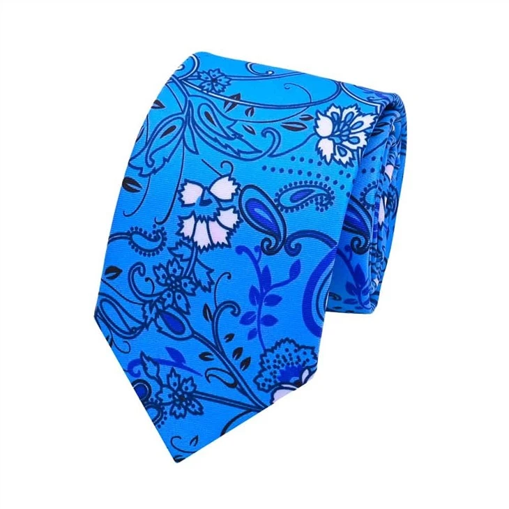 printed polyester paisley tie (7)